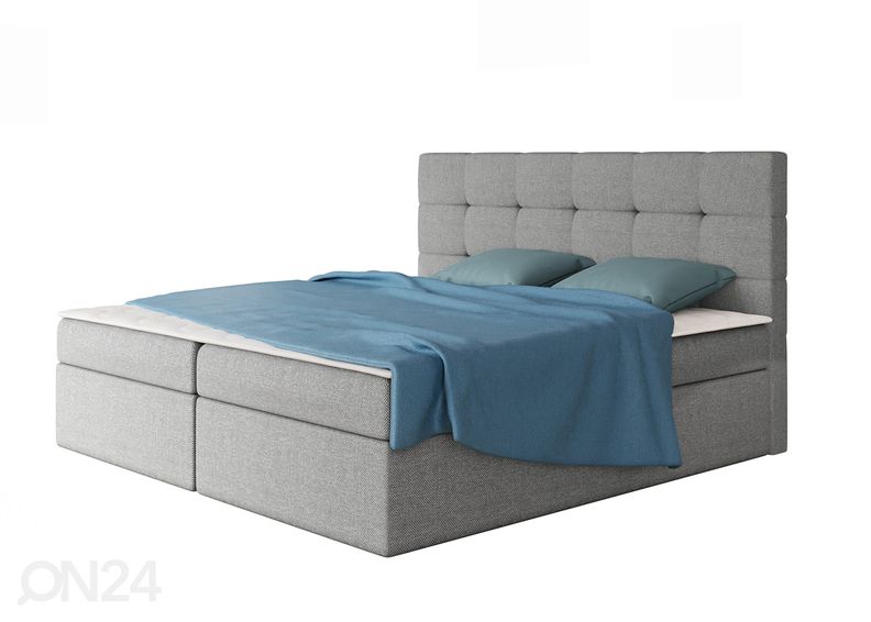 Pesukastiga kontinentaalvoodi Luanda 180x200 cm suurendatud