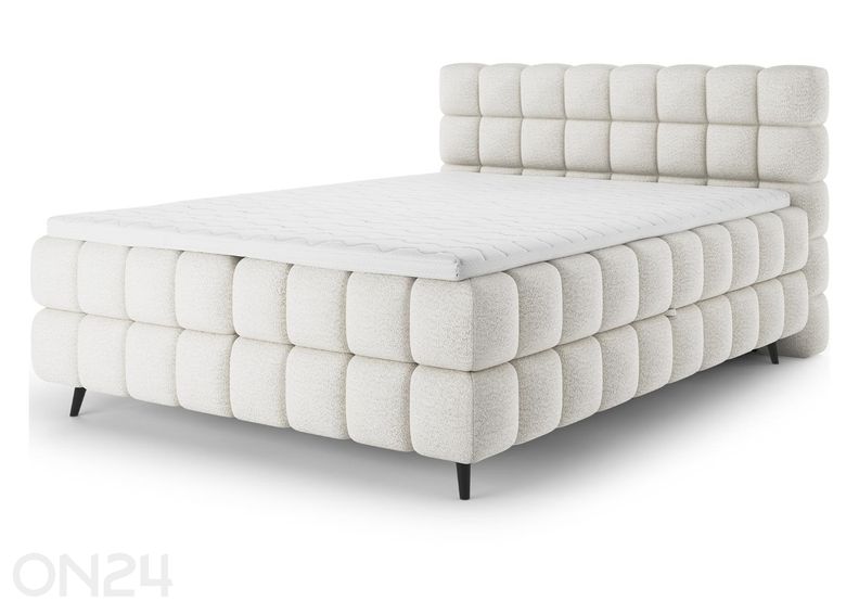 Pesukastiga kontinentaalvoodi Sabeno 140x200 cm suurendatud