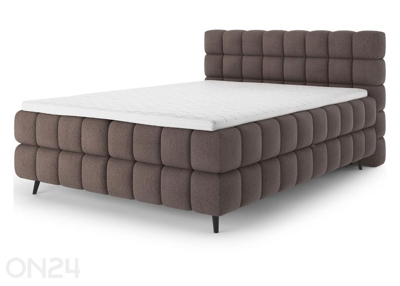 Pesukastiga kontinentaalvoodi Sabeno 140x200 cm suurendatud