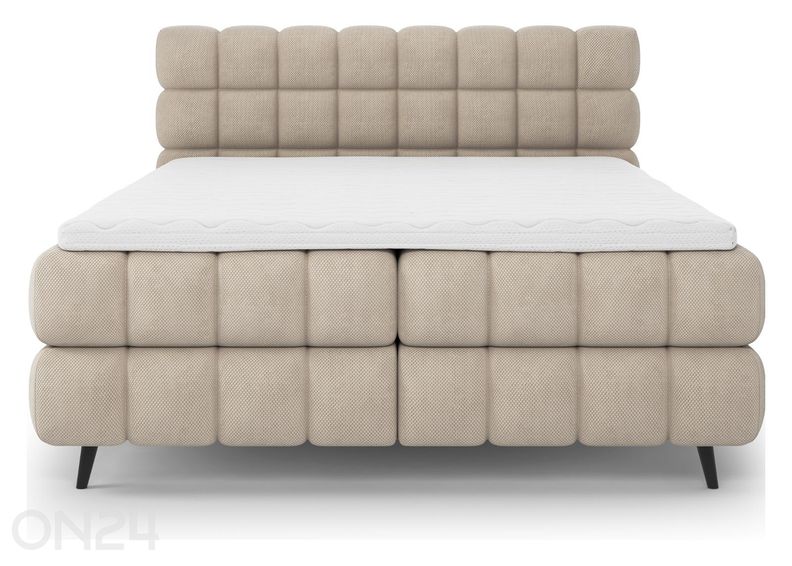 Pesukastiga kontinentaalvoodi Sabeno 160x200 cm suurendatud