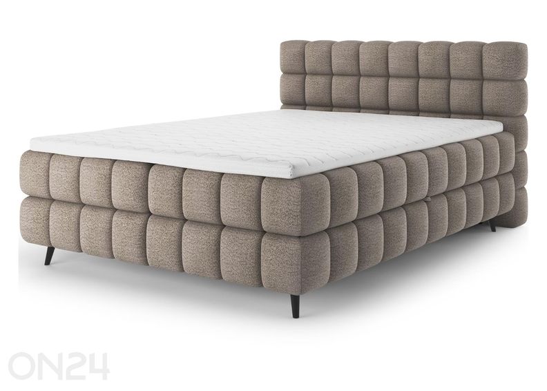 Pesukastiga kontinentaalvoodi Sabeno 160x200 cm suurendatud