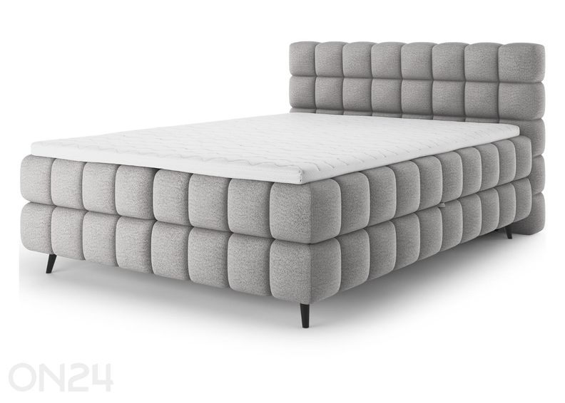 Pesukastiga kontinentaalvoodi Sabeno 160x200 cm suurendatud