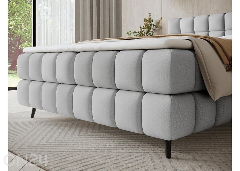 Pesukastiga kontinentaalvoodi Sabeno 180x200 cm suurendatud