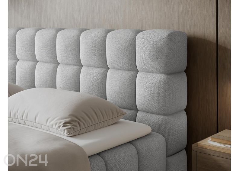 Pesukastiga kontinentaalvoodi Sabeno 180x200 cm suurendatud