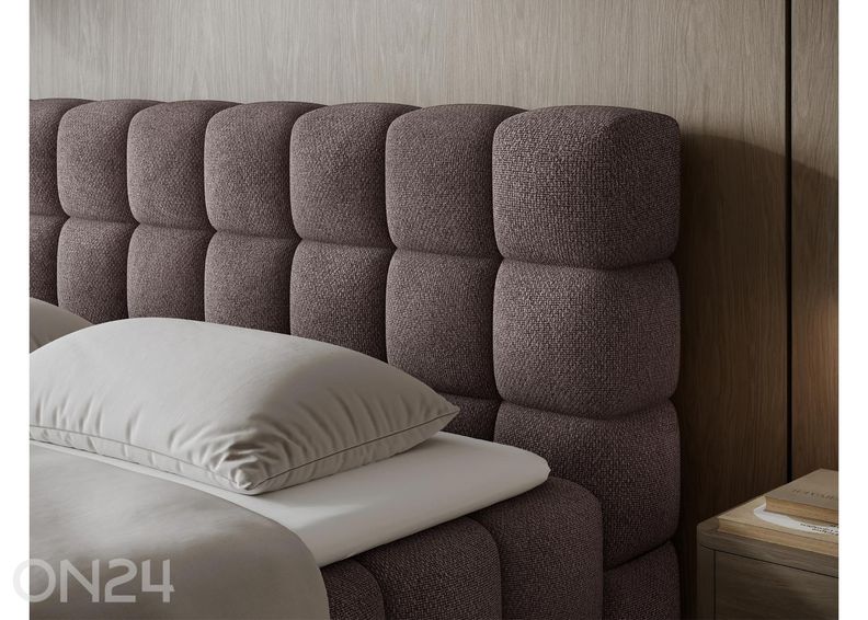 Pesukastiga kontinentaalvoodi Sabeno 180x200 cm suurendatud