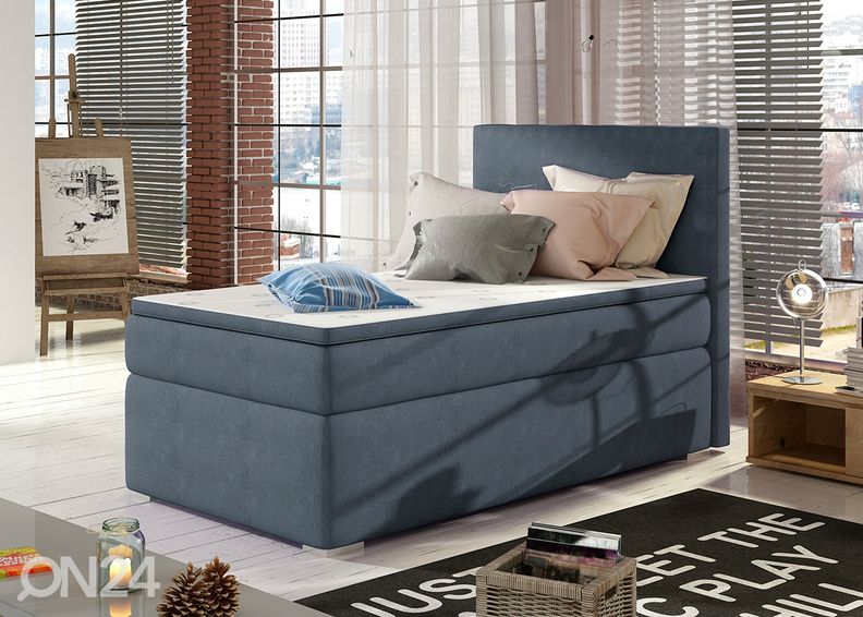 Pesukastiga kontinentaalvoodi Sandy 90x200 cm suurendatud