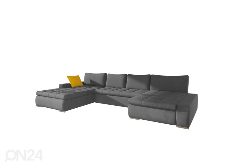 Pesukastiga nurgadiivanvoodi suurendatud