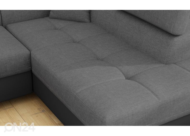 Pesukastiga nurgadiivanvoodi Bremen suurendatud