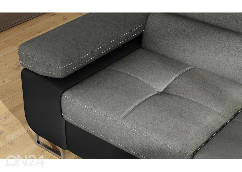 Pesukastiga nurgadiivanvoodi Bremen suurendatud