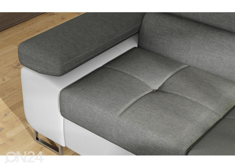 Pesukastiga nurgadiivanvoodi Bremen suurendatud