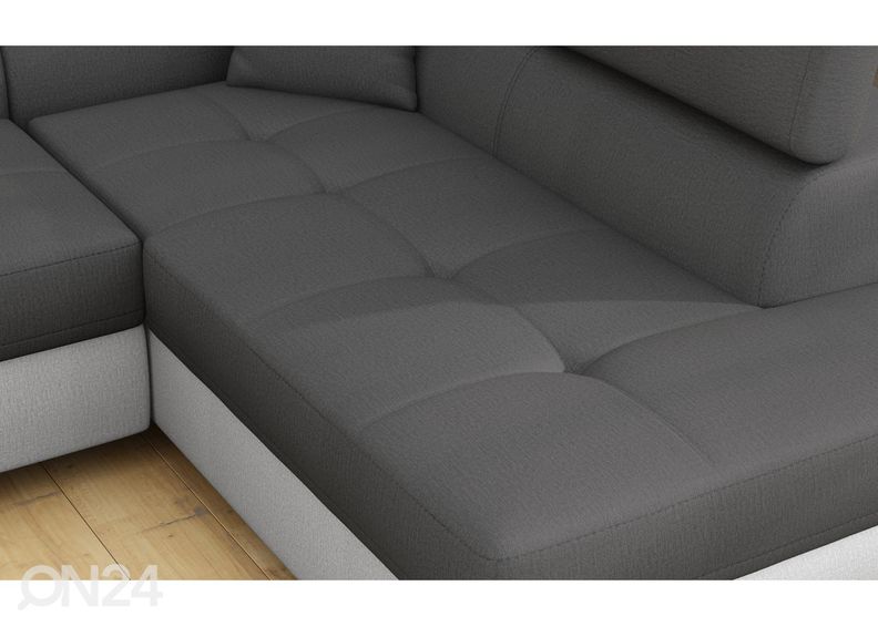 Pesukastiga nurgadiivanvoodi Bremen suurendatud