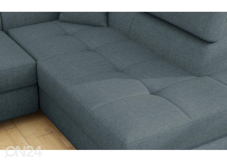 Pesukastiga nurgadiivanvoodi Bremen suurendatud