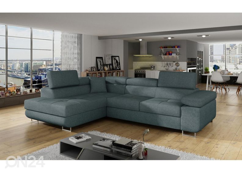 Pesukastiga nurgadiivanvoodi Bremen suurendatud