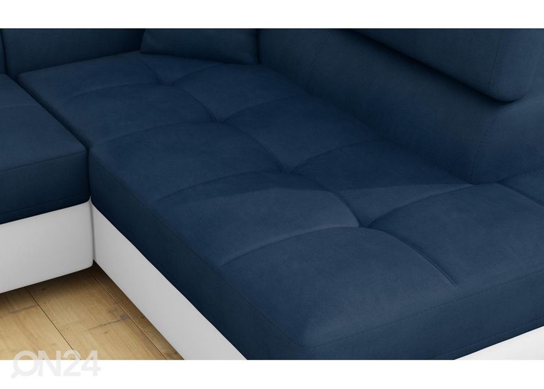 Pesukastiga nurgadiivanvoodi Bremen suurendatud