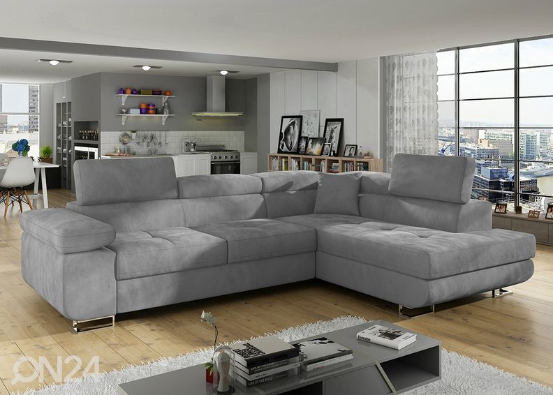 Pesukastiga nurgadiivanvoodi Bremen suurendatud