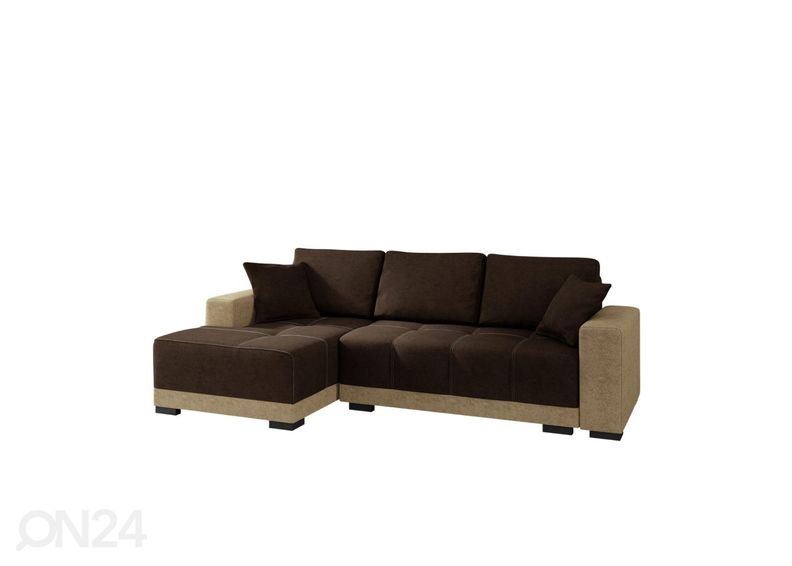 Pesukastiga nurgadiivanvoodi Dallas suurendatud