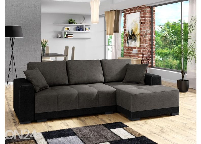 Pesukastiga nurgadiivanvoodi Dallas suurendatud