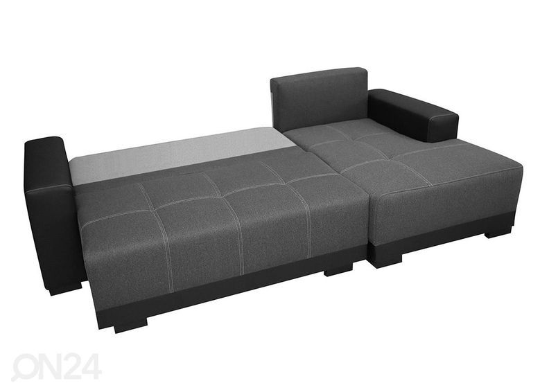 Pesukastiga nurgadiivanvoodi Dallas suurendatud