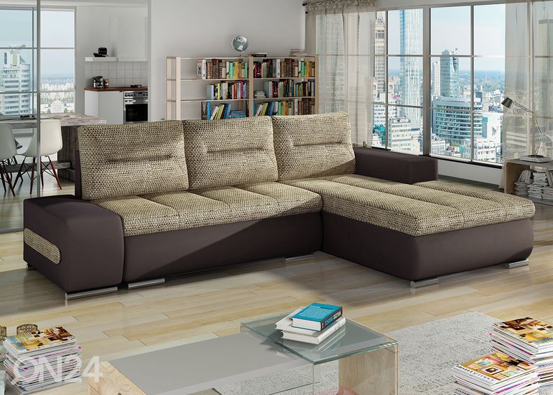 Pesukastiga nurgadiivanvoodi Detroit suurendatud