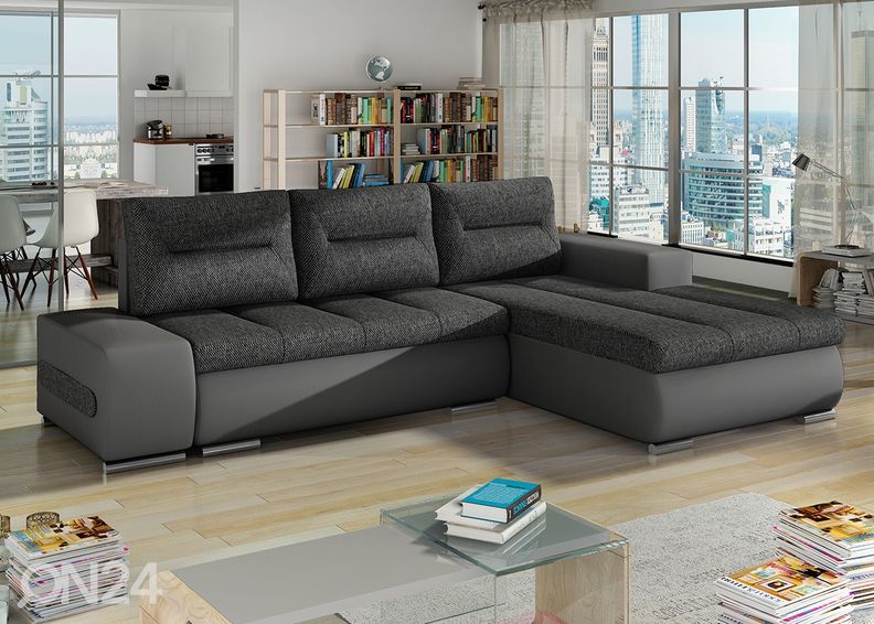 Pesukastiga nurgadiivanvoodi Detroit suurendatud