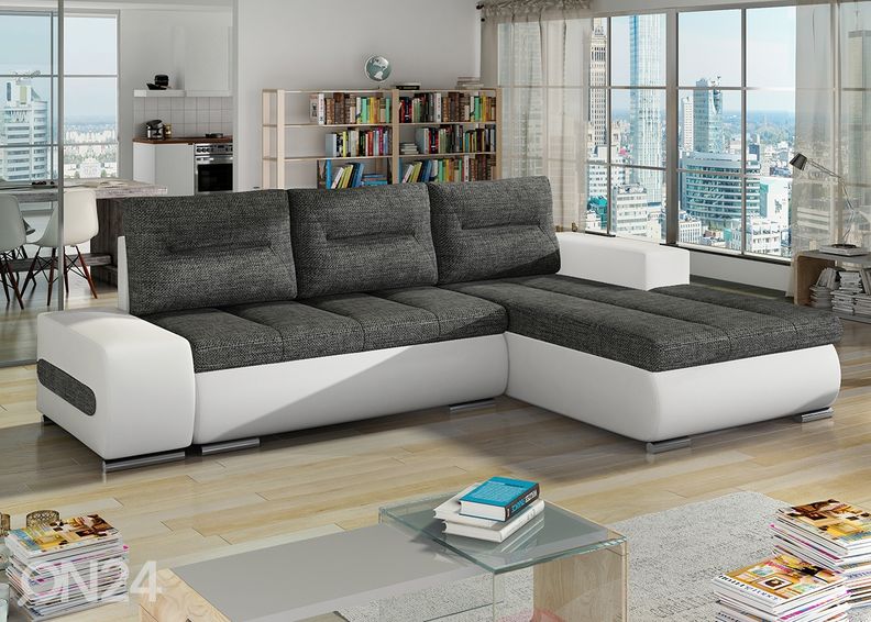 Pesukastiga nurgadiivanvoodi Detroit suurendatud