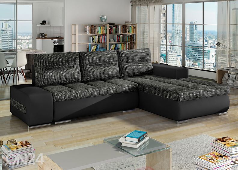 Pesukastiga nurgadiivanvoodi Detroit suurendatud