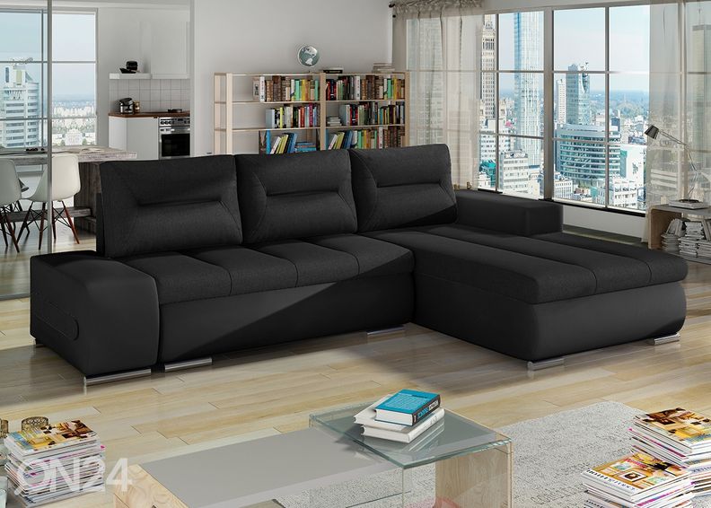 Pesukastiga nurgadiivanvoodi Detroit suurendatud