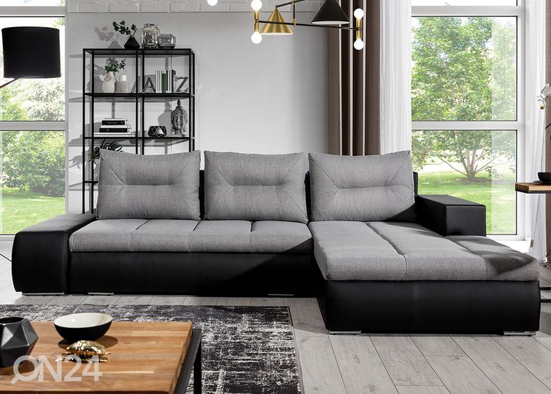 Pesukastiga nurgadiivanvoodi Detroit suurendatud