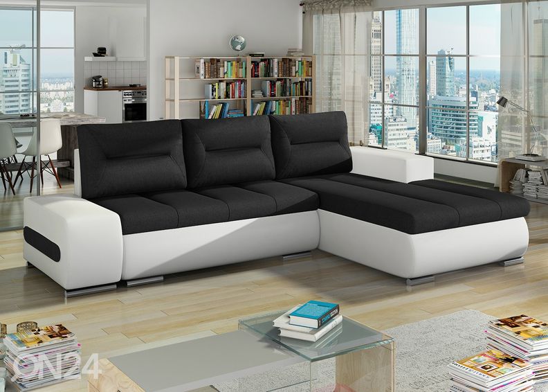 Pesukastiga nurgadiivanvoodi Detroit suurendatud