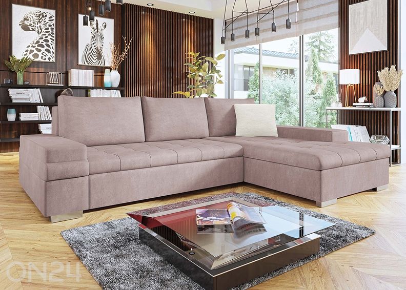 Pesukastiga nurgadiivanvoodi Firenze suurendatud