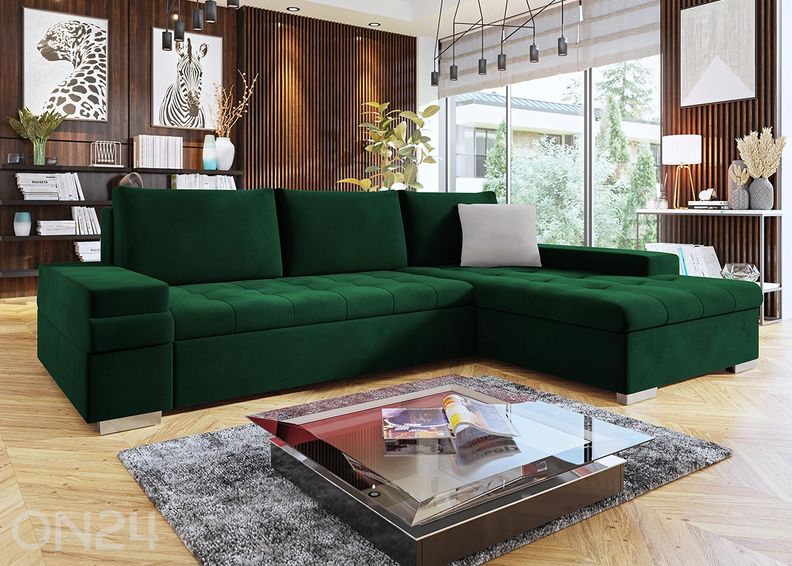 Pesukastiga nurgadiivanvoodi Firenze suurendatud