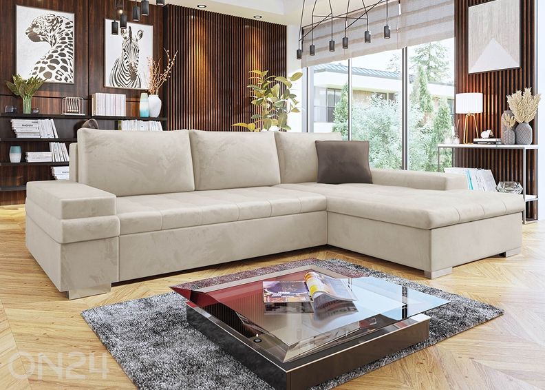 Pesukastiga nurgadiivanvoodi Firenze suurendatud