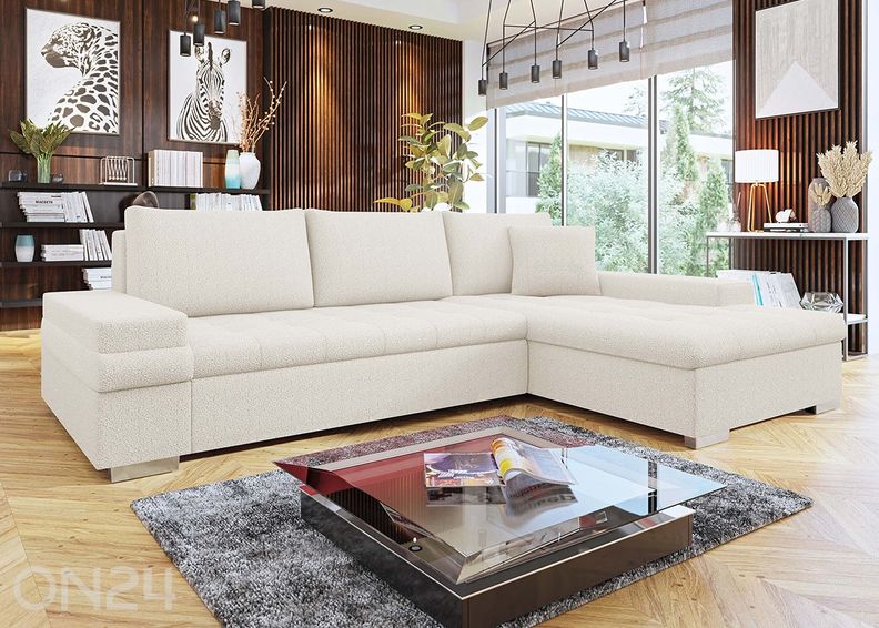 Pesukastiga nurgadiivanvoodi Firenze suurendatud