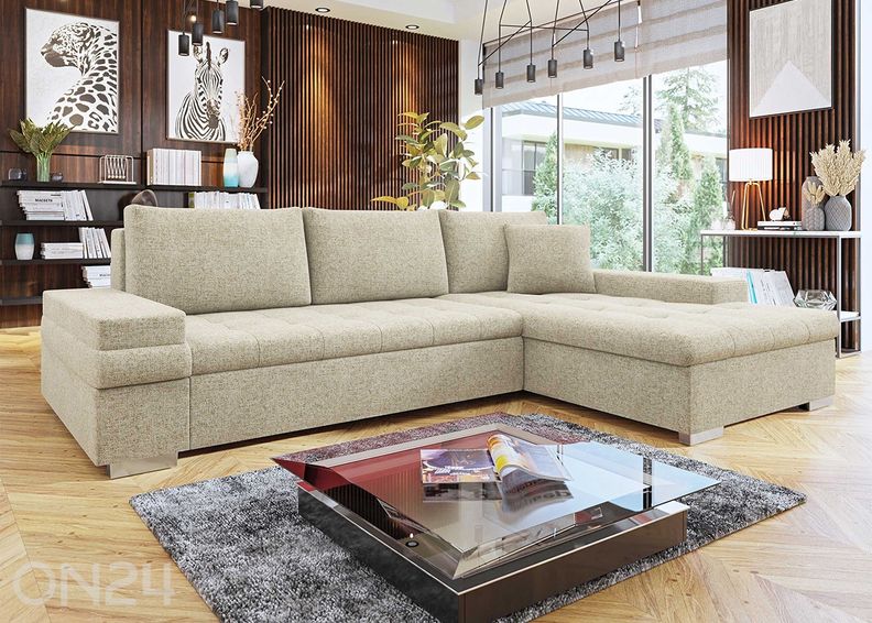 Pesukastiga nurgadiivanvoodi Firenze suurendatud