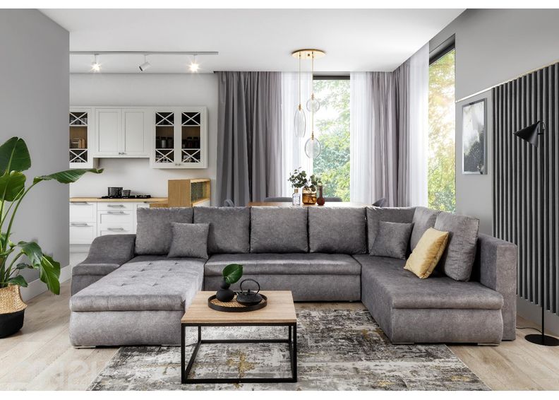 Pesukastiga nurgadiivanvoodi Giovanni suurendatud