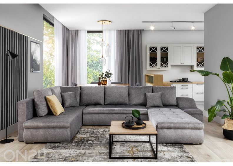 Pesukastiga nurgadiivanvoodi Giovanni suurendatud