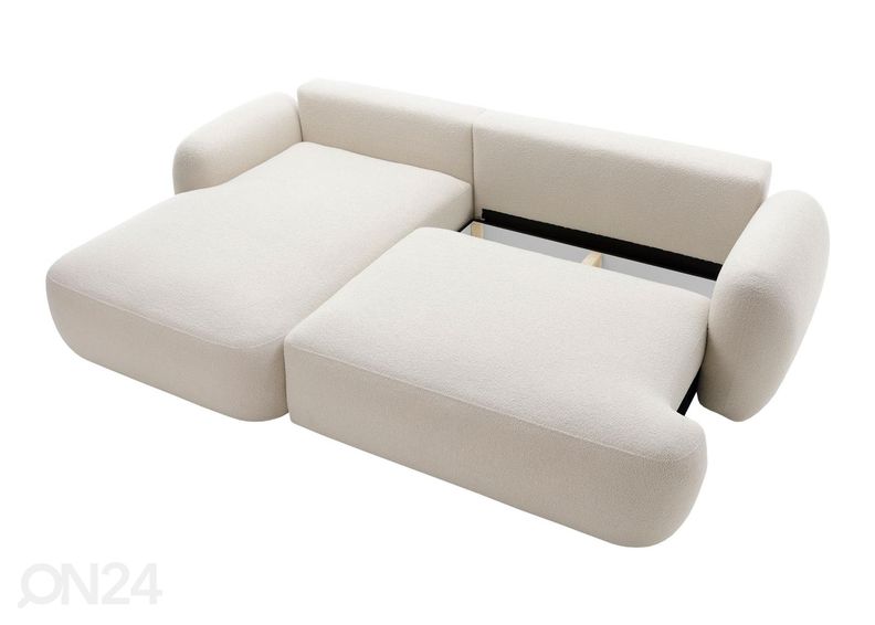 Pesukastiga nurgadiivanvoodi Maano suurendatud