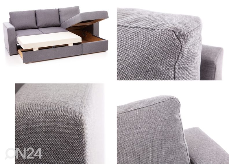 Pesukastiga nurgadiivanvoodi Maria suurendatud