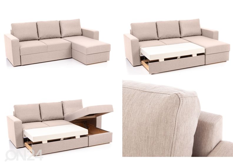 Pesukastiga nurgadiivanvoodi Maria suurendatud