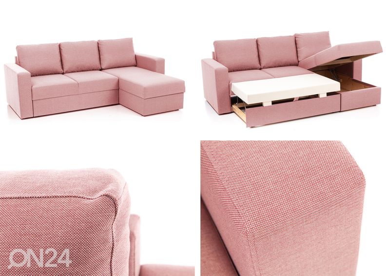 Pesukastiga nurgadiivanvoodi Maria suurendatud