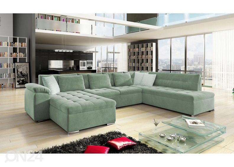 Pesukastiga nurgadiivanvoodi Melbourne suurendatud