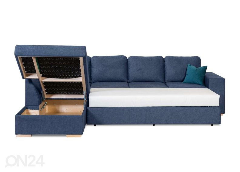 Pesukastiga nurgadiivanvoodi Nora suurendatud