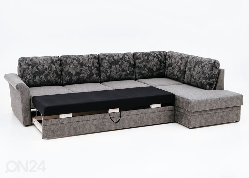 Pesukastiga nurgadiivanvoodi Polo suurendatud