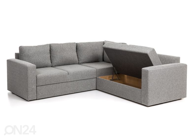 Pesukastiga nurgadiivanvoodi Roma 2N2 suurendatud