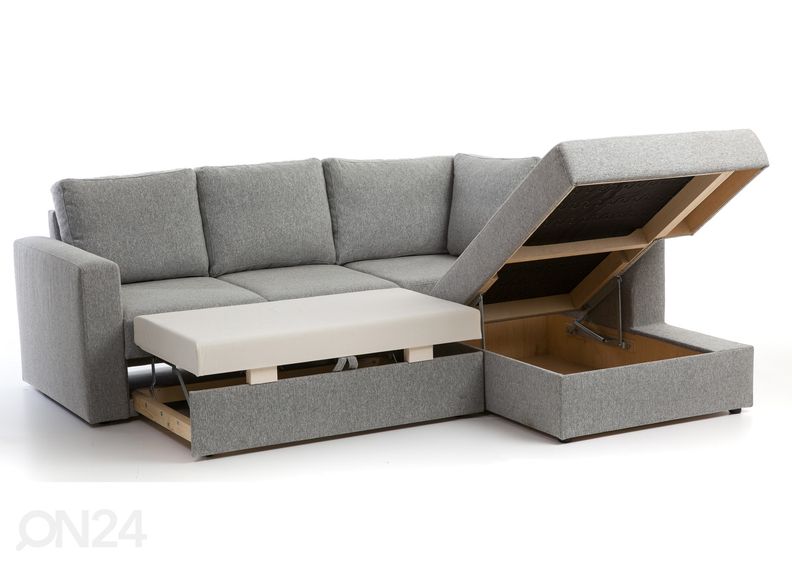 Pesukastiga nurgadiivanvoodi Roma 2NA suurendatud