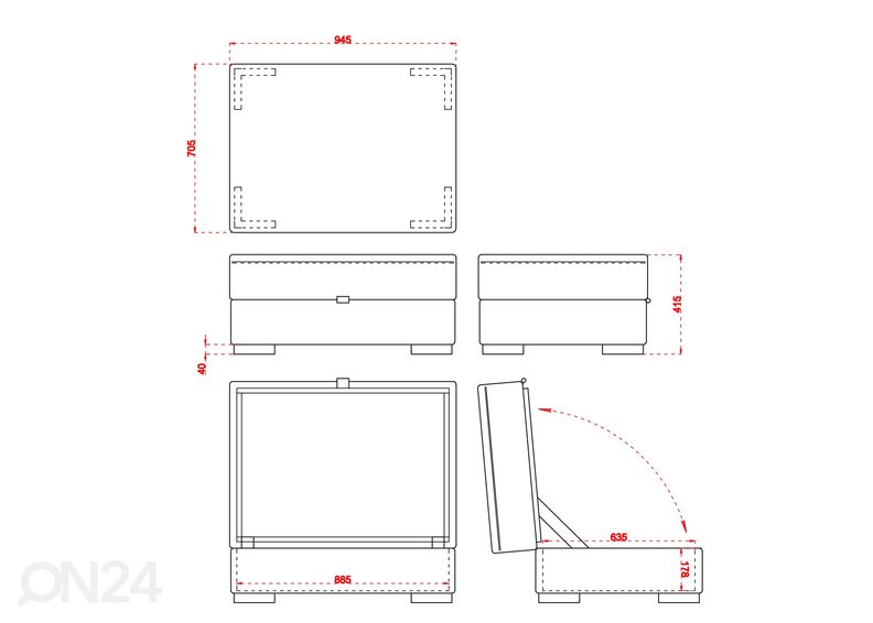Pesukastiga tumba suurendatud