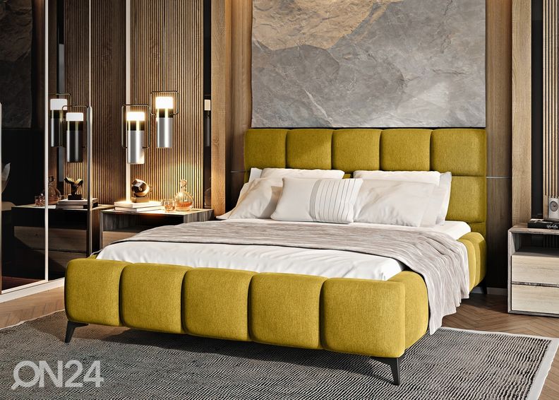 Pesukastiga voodi 140x200 cm suurendatud