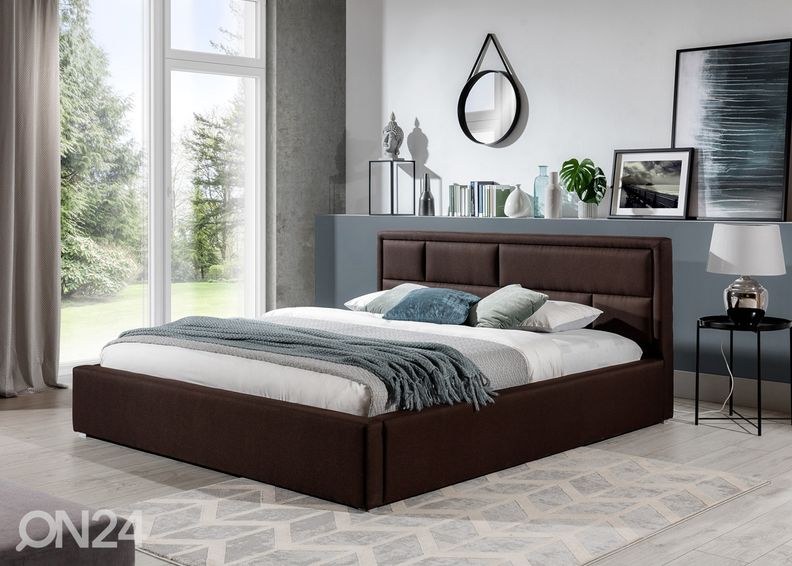 Pesukastiga voodi 140x200 cm suurendatud