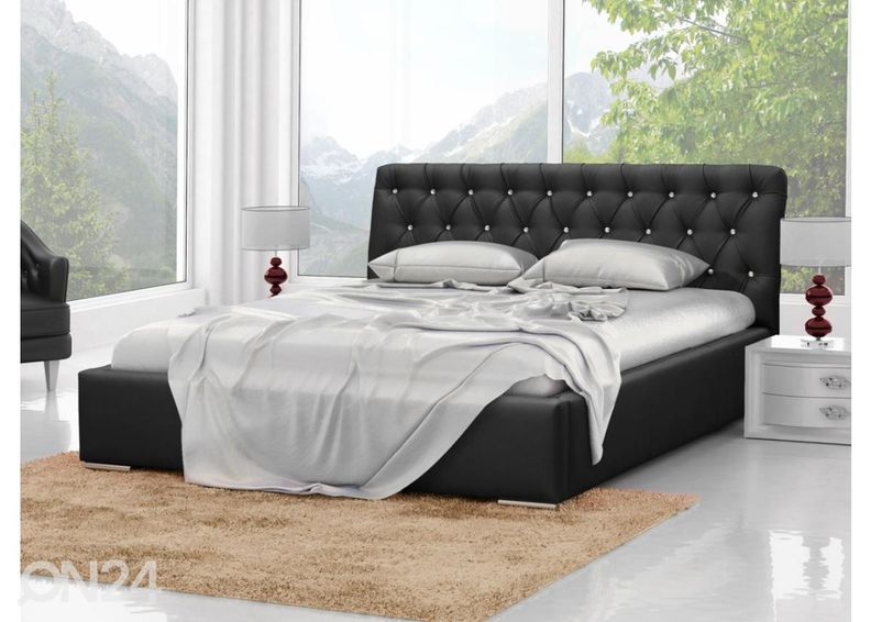 Pesukastiga voodi 160x200 cm suurendatud