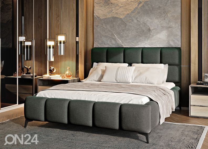 Pesukastiga voodi 160x200 cm suurendatud